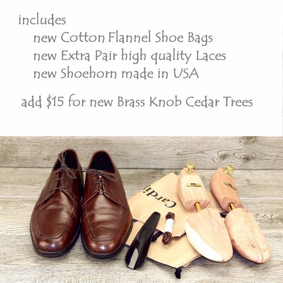 Allen Edmonds TRIBECA 9.5 D Brown * new Flannel Bags (add $15 Cedar Trees) main image 8
